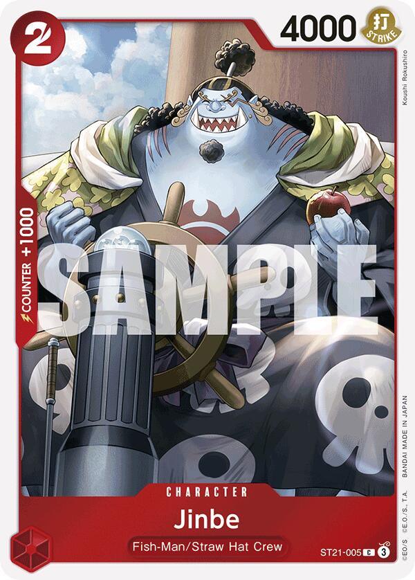 Jinbe [Starter Deck EX: Gear 5] (ONLINE ORDER ONLY)