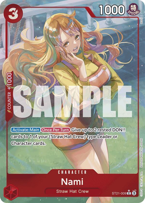 Nami (Parallel) [Starter Deck EX: Gear 5] (ONLINE ORDER ONLY)