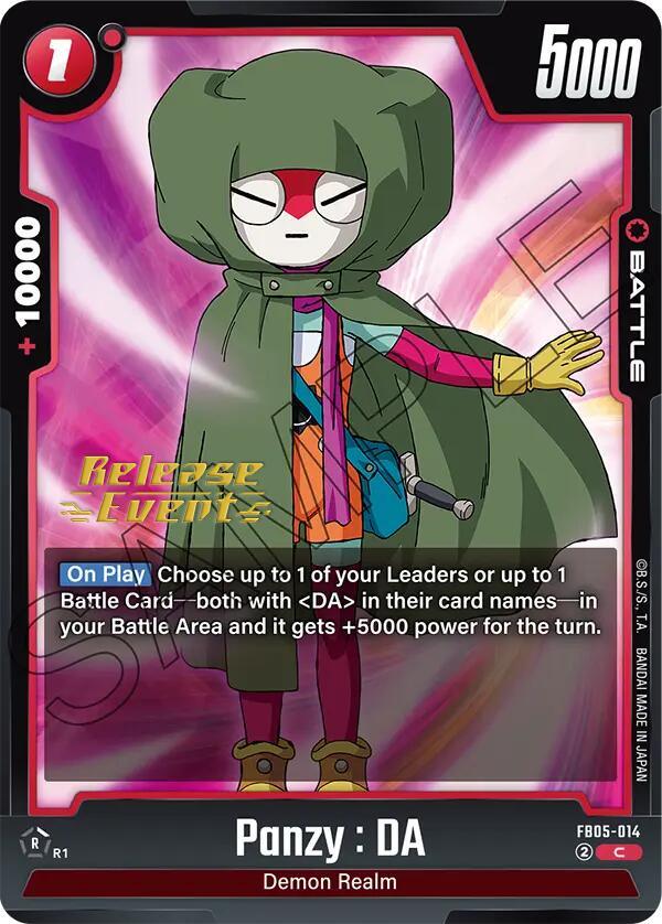 Panzy : DA [New Adventure Release Event Cards] (ONLINE ORDER ONLY)