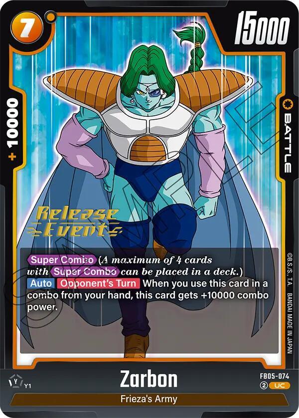 Zarbon [New Adventure Release Event Cards] (ONLINE ORDER ONLY)