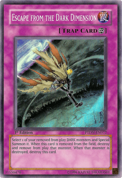 Escape from the Dark Dimension [PTDN-EN072] Super Rare (ONLINE ORDER ONLY)