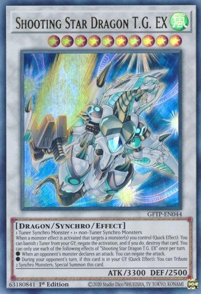 Shooting Star Dragon T.G. EX [GFTP-EN044] Ultra Rare (ONLINE ORDER ONLY)