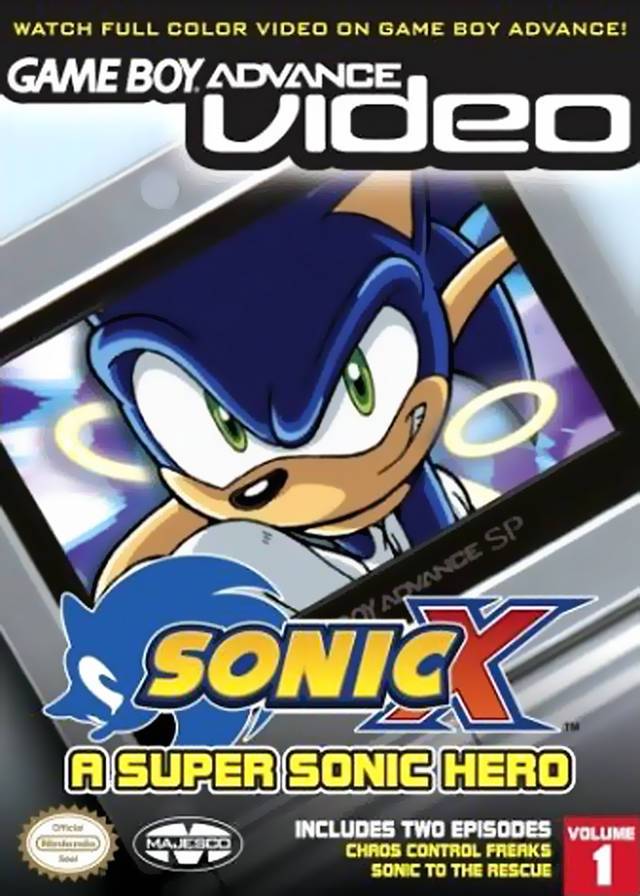 GBA Video Sonic X A Super Sonic Hero Volume 1 (Gameboy Advance) (ONLINE ORDER ONLY)