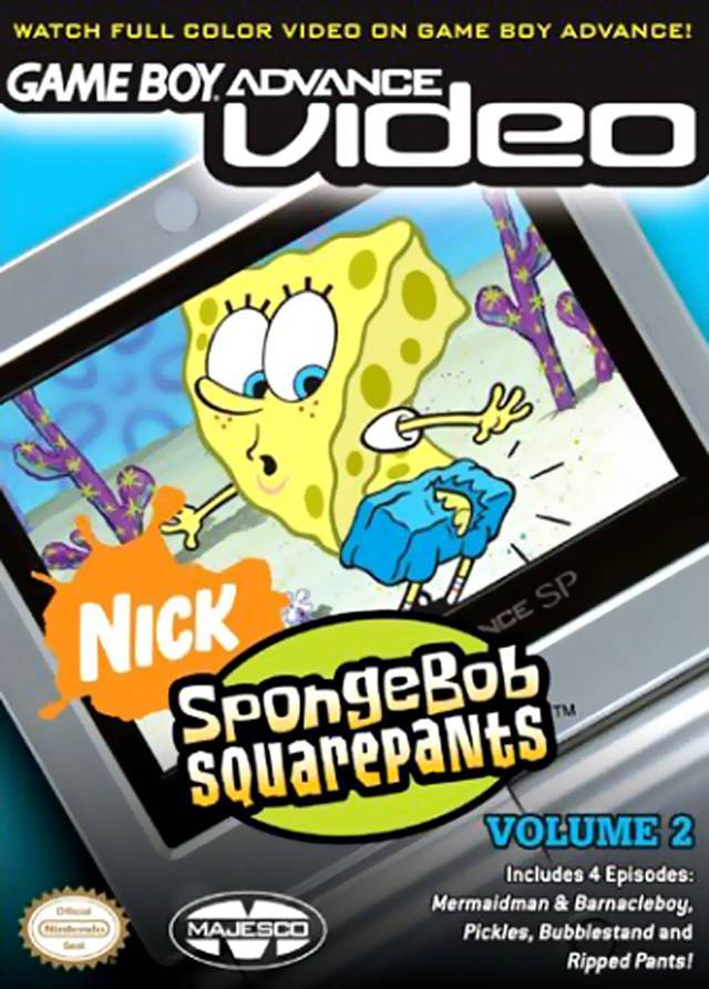 GBA Video SpongeBob SquarePants Volume 2 (Gameboy Advance) (ONLINE ORDER ONLY)