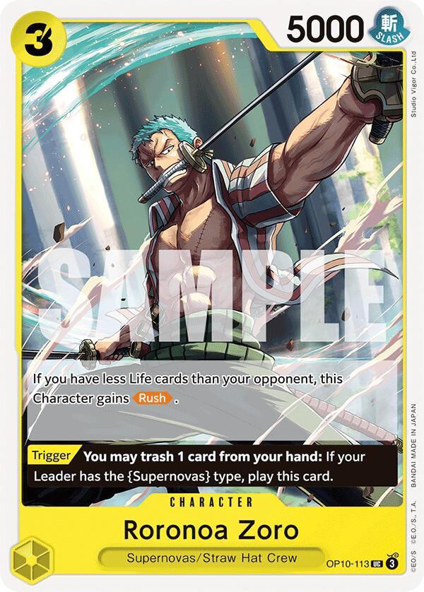 Roronoa Zoro (113) [Royal Blood] (ONLINE ORDER ONLY)