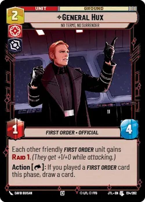 General Hux - No Terms, No Surrender (134/257) [Jump to Lightspeed] (ONLINE ORDER ONLY)