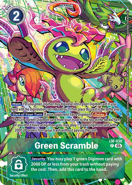 Green Scramble [LM-030] (Alternate Art) [Starter Deck: Hero of Hope]