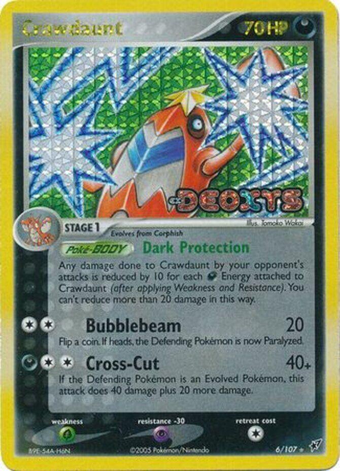 Crawdaunt (6/107) (Stamped) [EX: Deoxys] (Online Only)