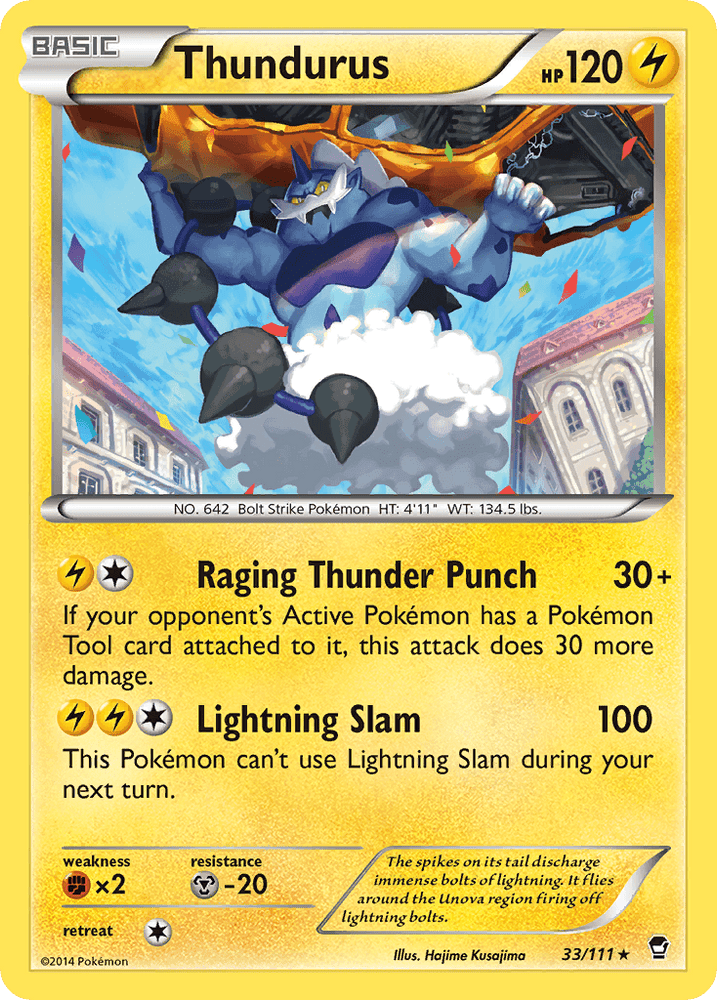 Thundurus (33/111) [XY: Furious Fists] (Online Only)