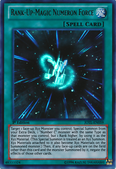 Rank-Up-Magic Numeron Force [JOTL-EN059] Ultra Rare (ONLINE ORDER ONLY)