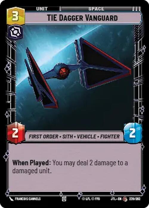 TIE Dagger Vanguard (239/257) [Jump to Lightspeed] (ONLINE ORDER ONLY)