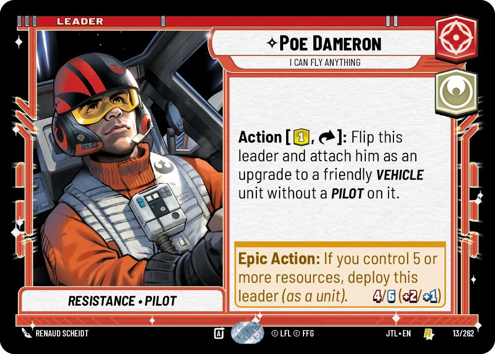 Poe Dameron - I Can Fly Anything (013/262) (013/257) [Jump to Lightspeed]