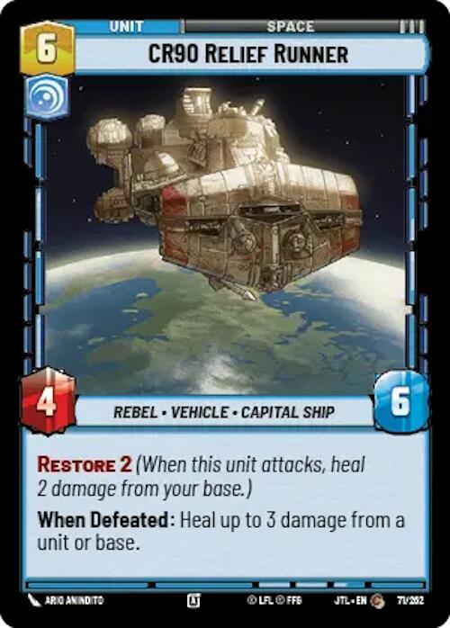 CR90 Relief Runner (071/257) [Jump to Lightspeed] (ONLINE ORDER ONLY)