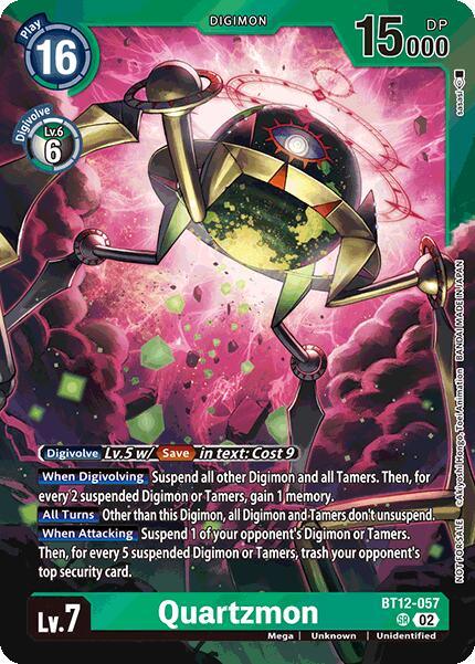 Quartzmon [BT12-057] (Special Event Pack 2025) [Across Time Promos] (ONLINE ORDER ONLY)