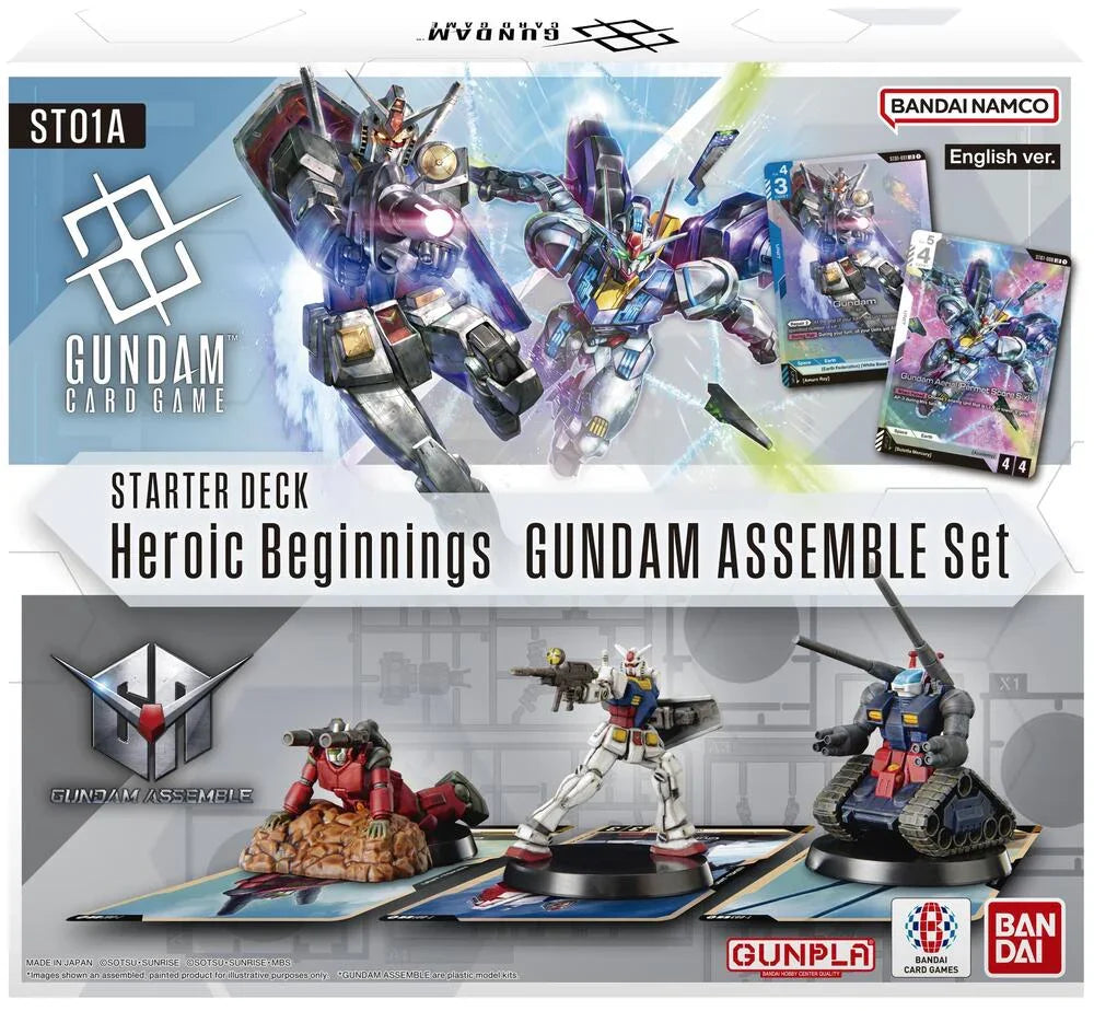 Starter Deck 01: Heroic Beginnings - Gundam Assemble Starter Set - Starter Deck 01: Heroic Beginnings (ST01) (ONLINE ORDER ONLY)