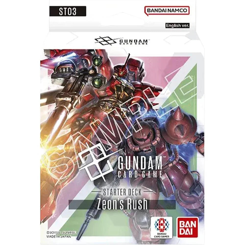 Starter Deck 03: Zeon's Rush - Starter Deck 03: Zeon's Rush (ST03) (ONLINE ORDER ONLY)