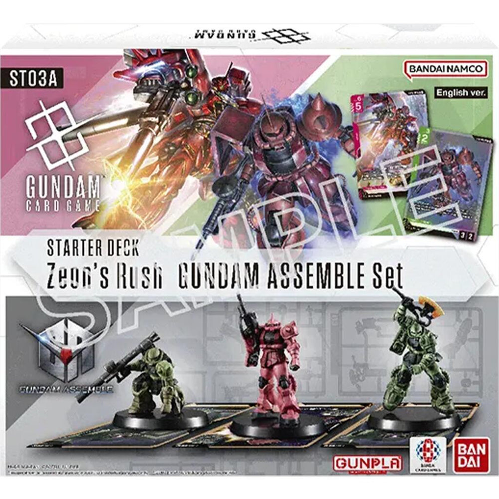 Starter Deck 03: Zeon's Rush - Gundam Assemble Starter Set (ONLINE ORDER ONLY)