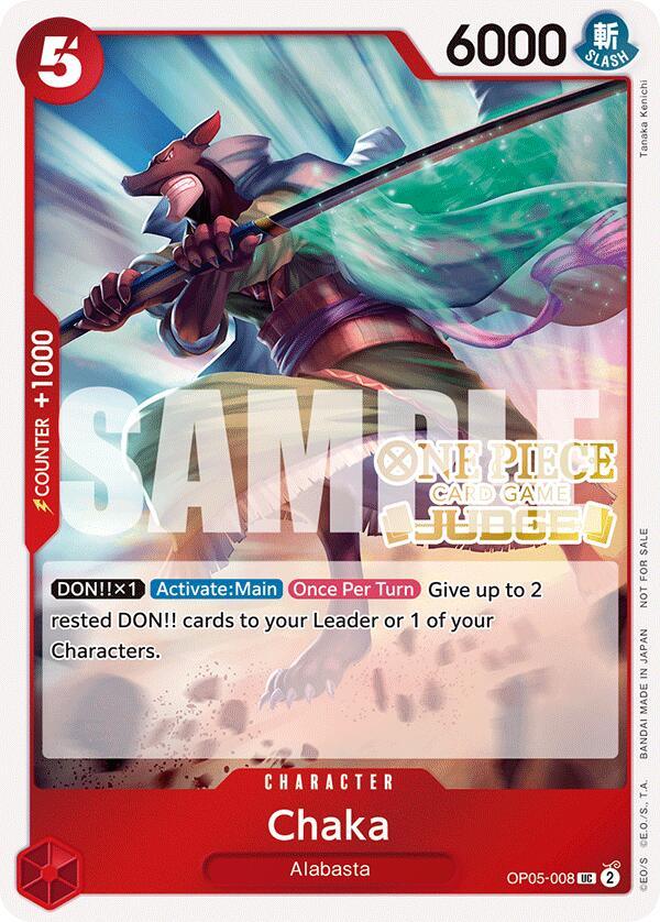 Chaka (Judge Pack Vol. 5) [One Piece Promotion Cards] (ONLINE ORDER ONLY)