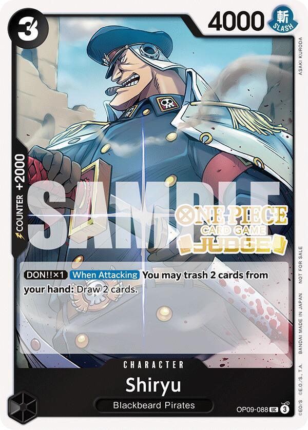 Shiryu (Judge Pack Vol. 5) [One Piece Promotion Cards] (ONLINE ORDER ONLY)