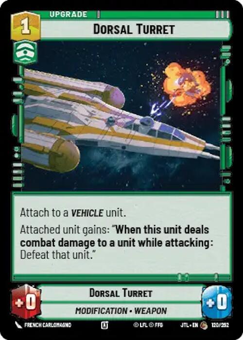Dorsal Turret (120/257) [Jump to Lightspeed] (ONLINE ORDER ONLY)