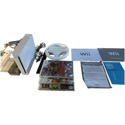 White Nintendo Wii Ultimate Hunting and Driving Bundle (GameCube Compatible) (Online Order Only)