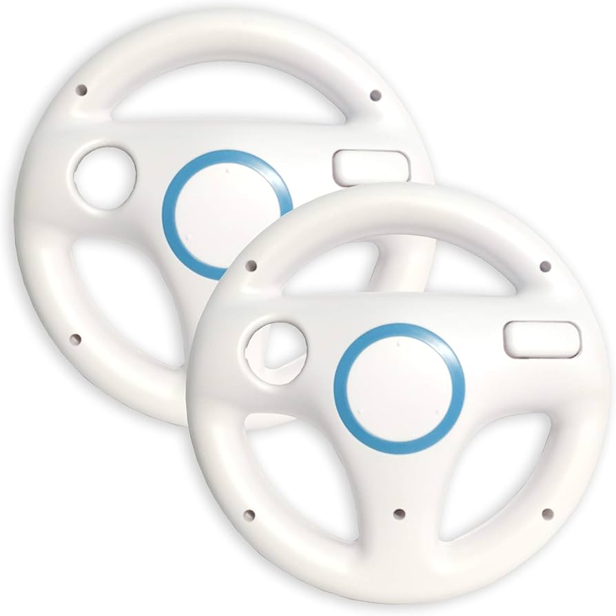 Mario Kart Wii Bundle with 2x Wii Steering Wheels (Wii) (Online Only)