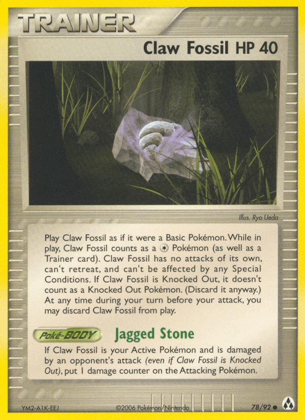 Claw Fossil (78/92) [EX: Legend Maker] (Online Only)
