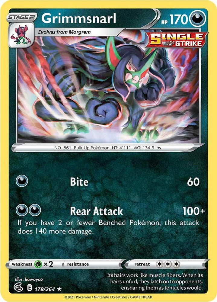 Grimmsnarl (178/264) [Sword & Shield: Fusion Strike] (Online Only)