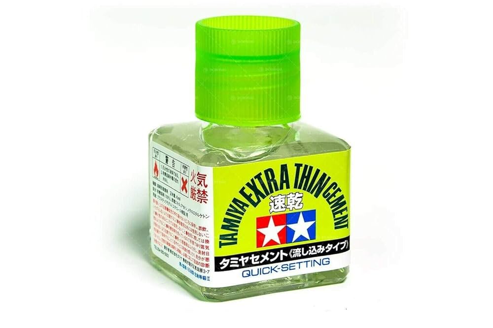 Tamiya: Extra-Thin Cement Quick Setting (ONLINE ORDER ONLY)