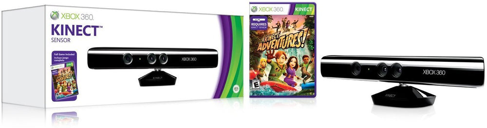 Kinect Sensor with Kinect Adventures (Xbox 360) (ONLINE ORDER ONLY)