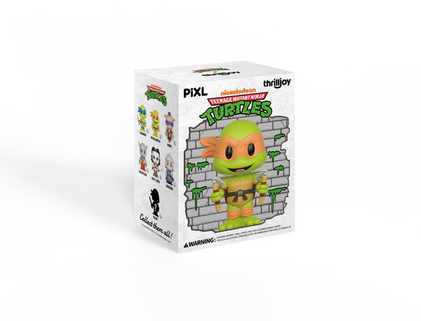 [Thrilljoy] Teenage Mutant Ninja Turtles TMNT PIXL Blind Box Vinyl (Chance at LE300 Hyper-Rare Chase redeemable for a special 12" MEGA PIX!) (ONLINE ORDER ONLY)