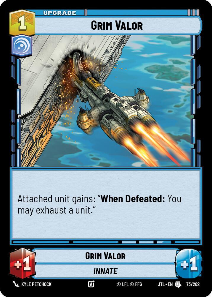 Grim Valor (073/262) [Jump to Lightspeed] (ONLINE ORDER ONLY)