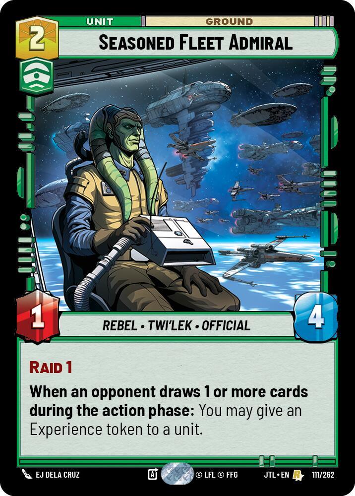 Seasoned Fleet Admiral (111/262) [Jump to Lightspeed] (ONLINE ORDER ONLY)