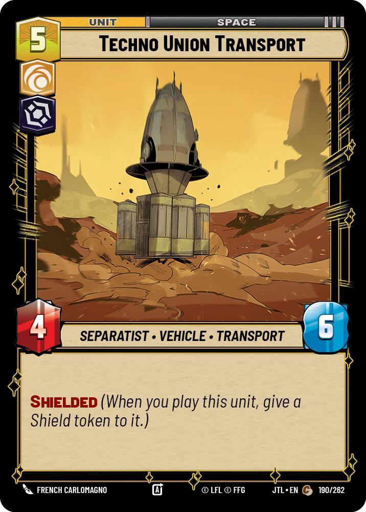 Techno Union Transport (190/262) [Jump to Lightspeed] (ONLINE ORDER ONLY)