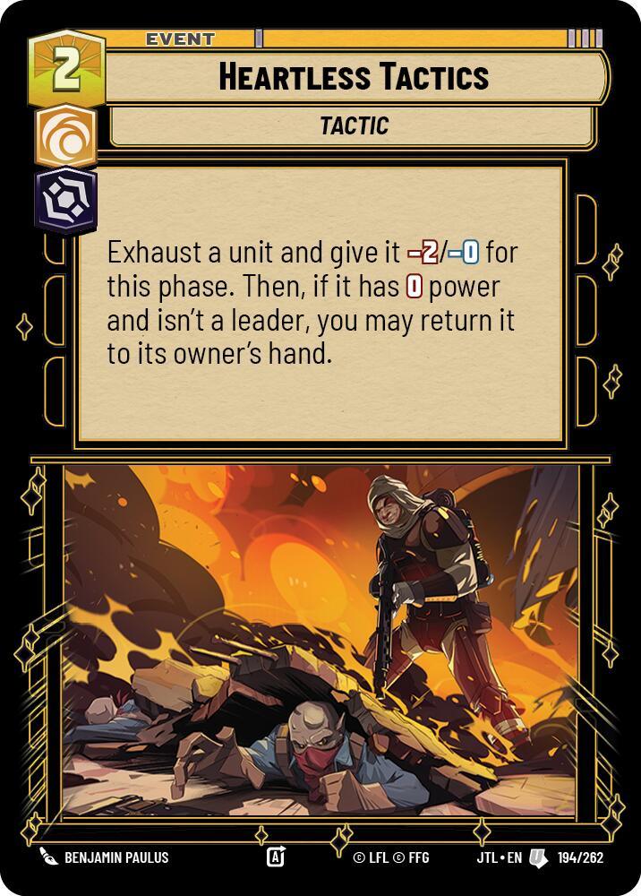 Heartless Tactics (194/262) [Jump to Lightspeed] (ONLINE ORDER ONLY)