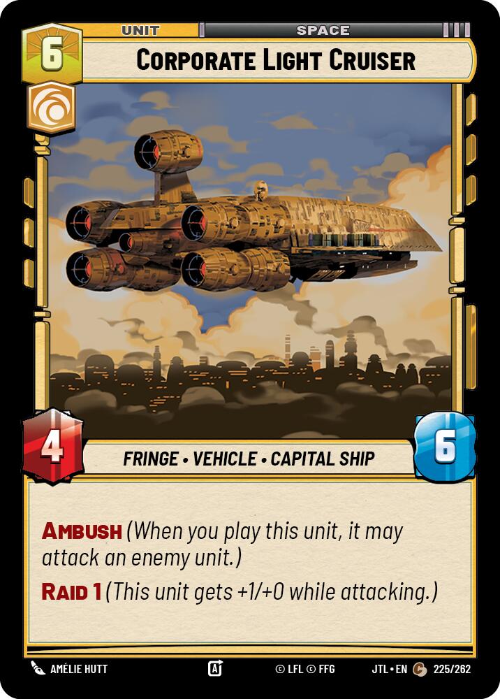 Corporate Light Cruiser (225/262) (225/262) [Jump to Lightspeed]