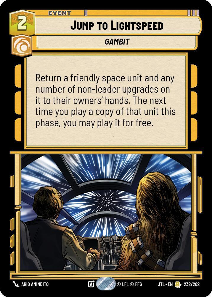Jump to Lightspeed (232/262) [Jump to Lightspeed] (ONLINE ORDER ONLY)