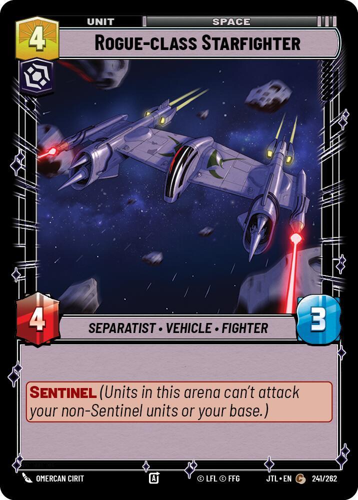 Rogue-class Starfighter (241/262) [Jump to Lightspeed] (ONLINE ORDER ONLY)