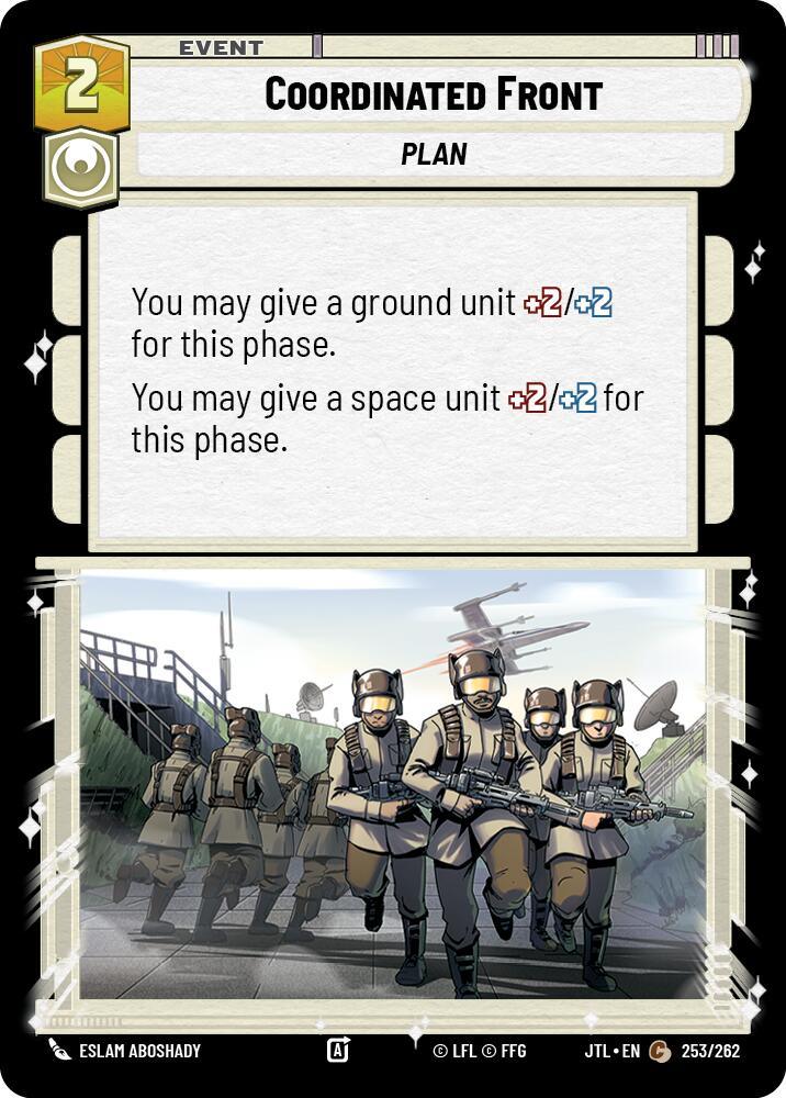 Coordinated Front (253/262) [Jump to Lightspeed] (ONLINE ORDER ONLY)