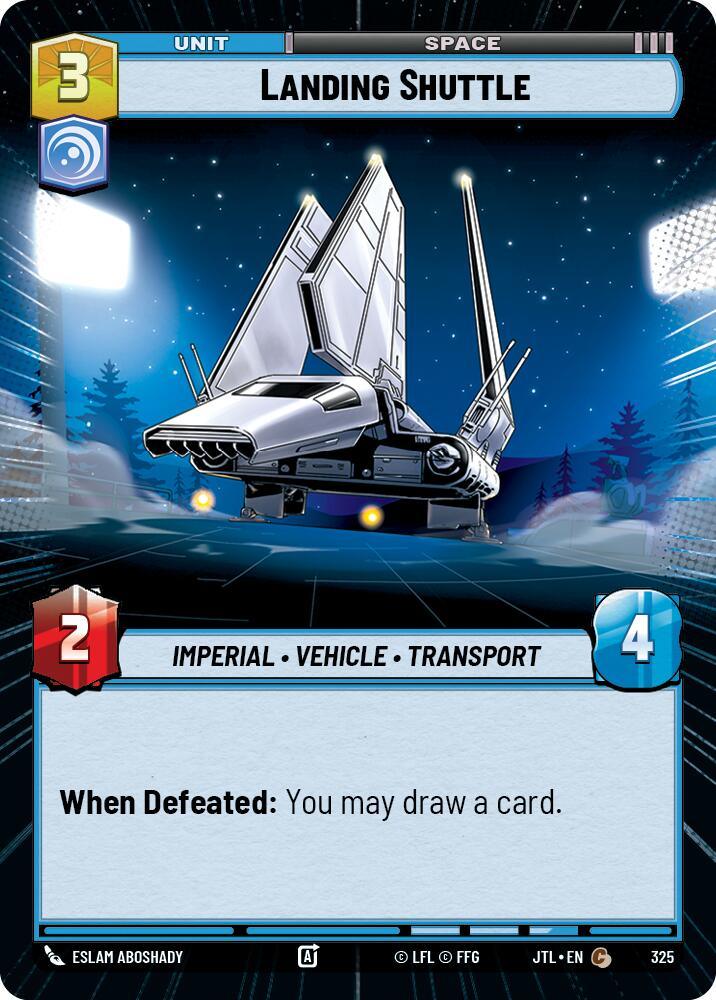 Landing Shuttle (Hyperspace) (325) [Jump to Lightspeed] (ONLINE ORDER ONLY)