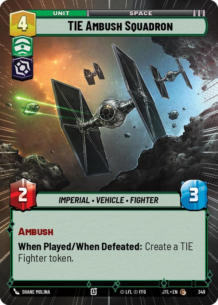 TIE Ambush Squadron (Hyperspace) (349) [Jump to Lightspeed] (ONLINE ORDER ONLY)