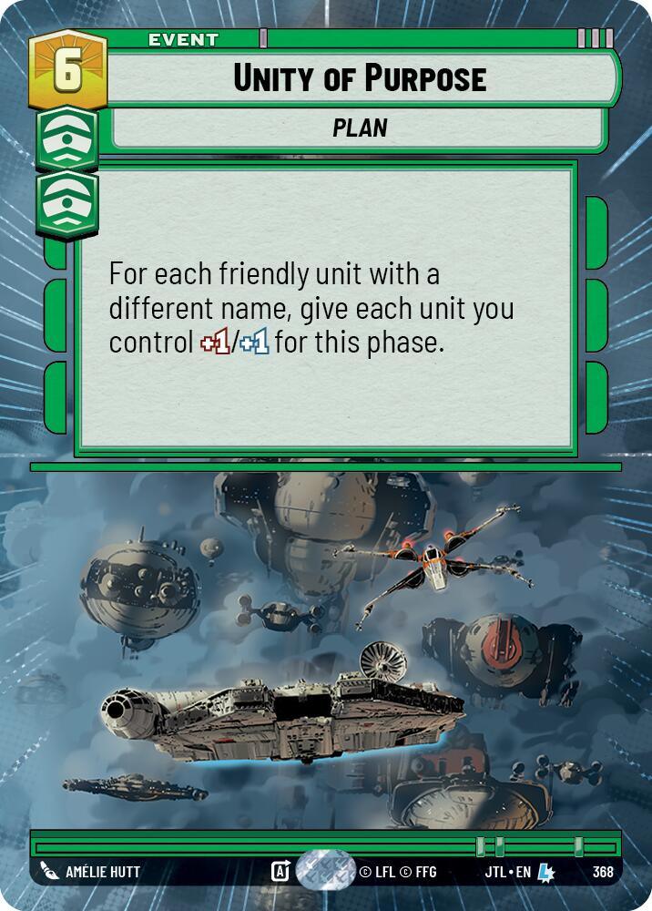 Unity of Purpose (Hyperspace) (368) [Jump to Lightspeed] (ONLINE ORDER ONLY)