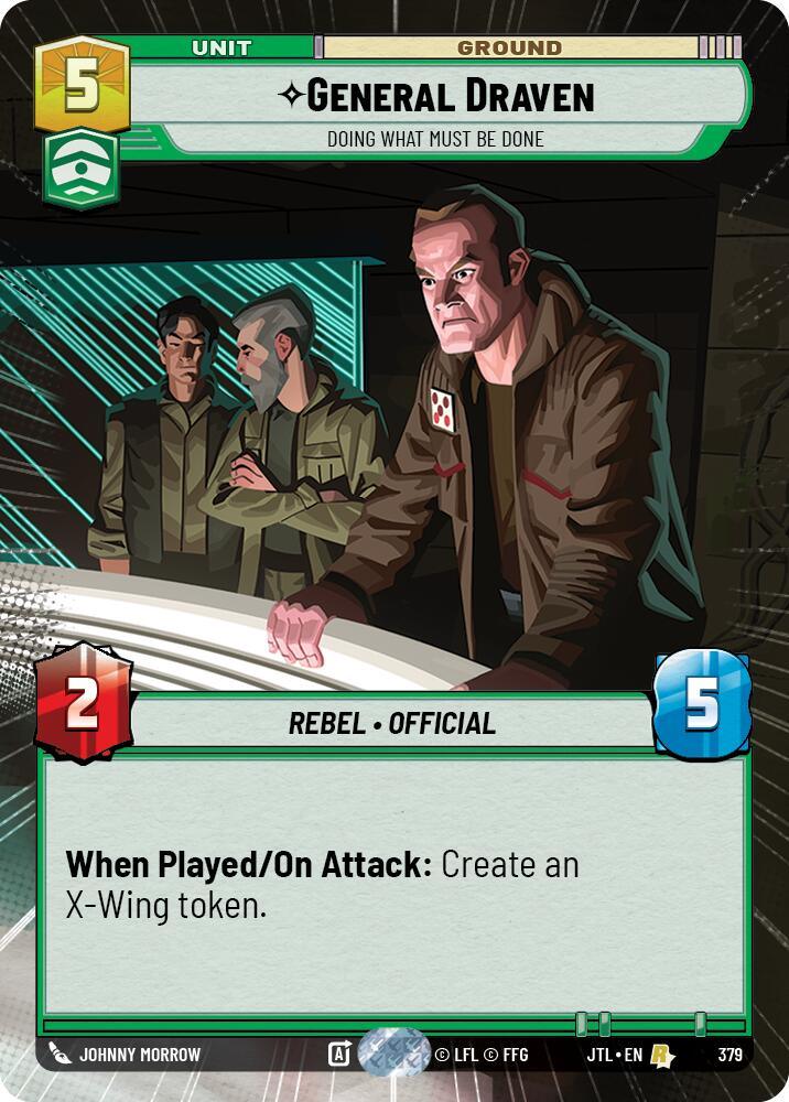 General Draven - Doing What Must Be Done (Hyperspace) (379) [Jump to Lightspeed] (ONLINE ORDER ONLY)