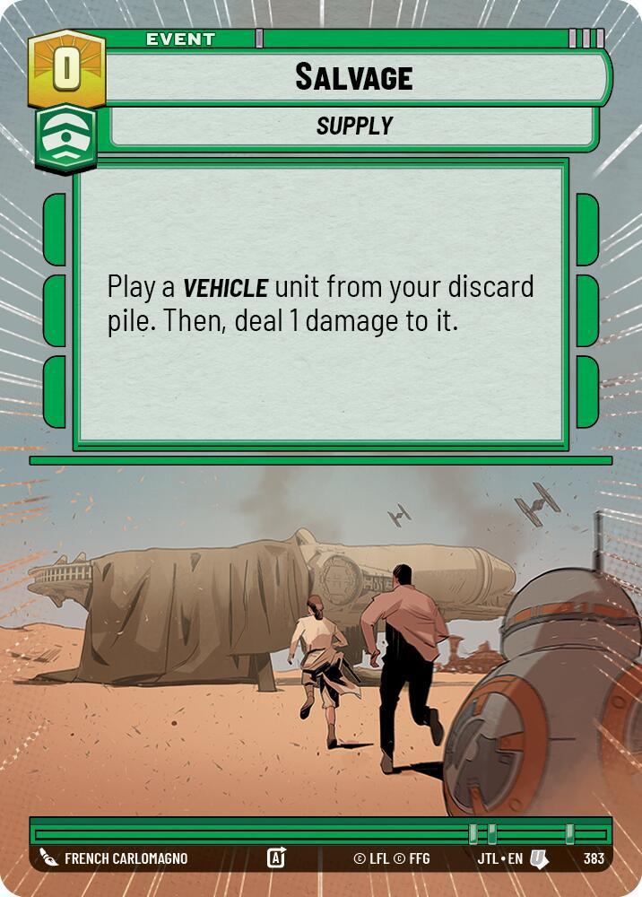 Salvage (Hyperspace) (383) [Jump to Lightspeed] (ONLINE ORDER ONLY)