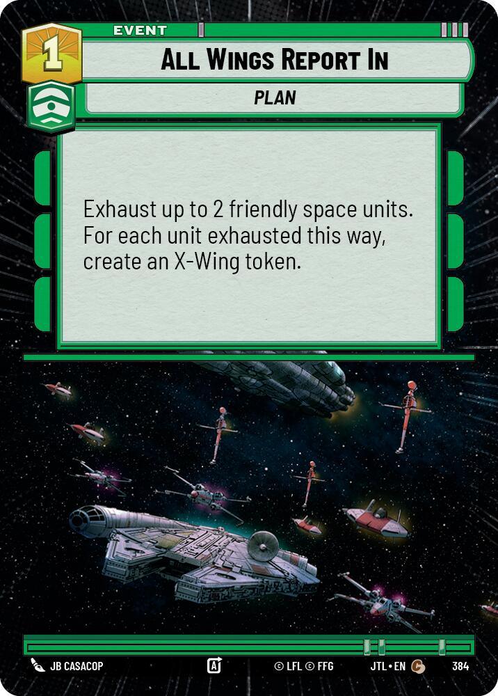 All Wings Report In (Hyperspace) (384) [Jump to Lightspeed] (ONLINE ORDER ONLY)