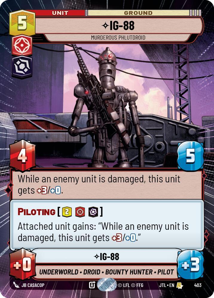 IG-88 - Murderous Phlutdroid (Hyperspace) (403) [Jump to Lightspeed] (ONLINE ORDER ONLY)