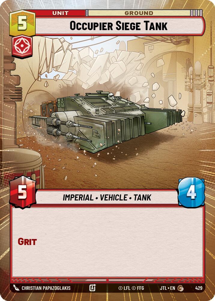 Occupier Siege Tank (Hyperspace) (429) [Jump to Lightspeed] (ONLINE ORDER ONLY)