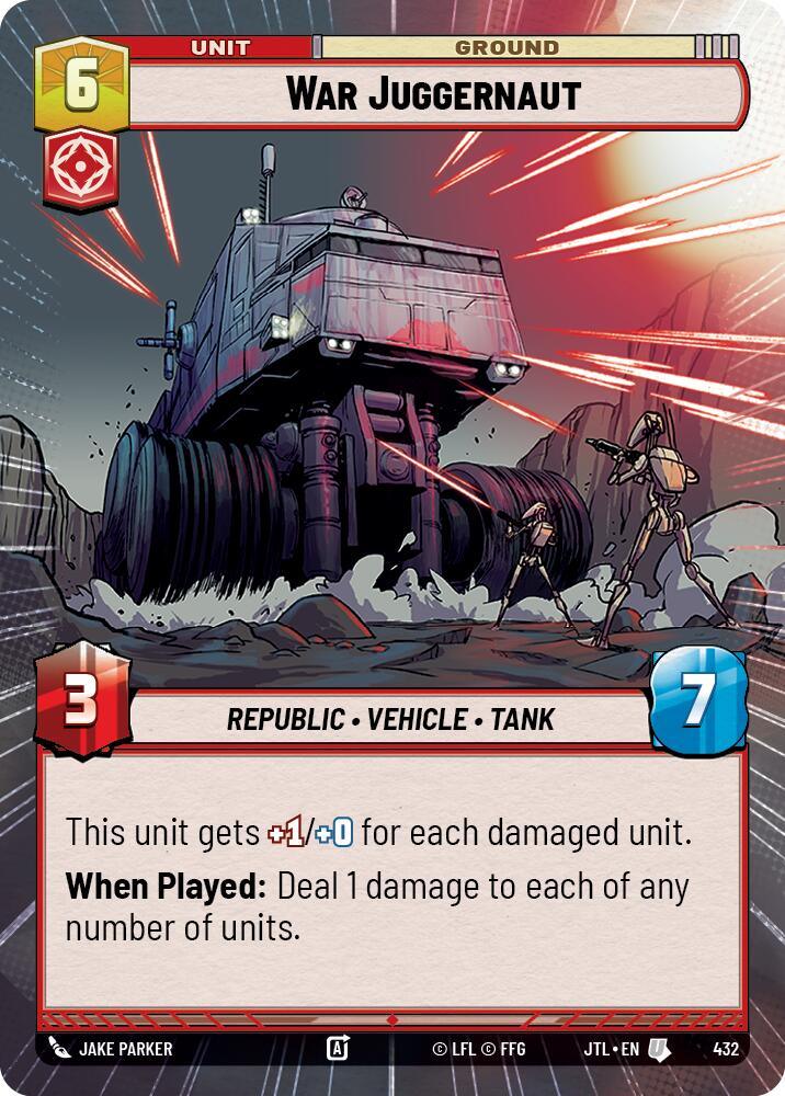 War Juggernaut (Hyperspace) (432) [Jump to Lightspeed] (ONLINE ORDER ONLY)
