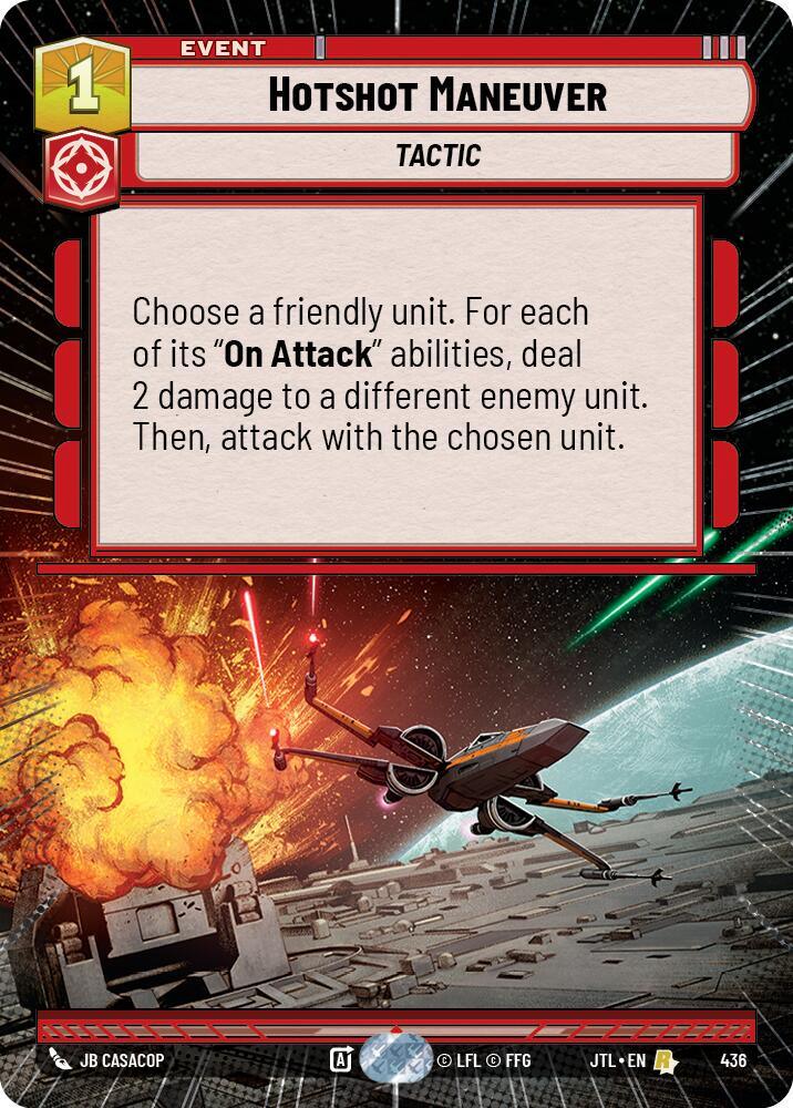Hotshot Maneuver (Hyperspace) (436) [Jump to Lightspeed] (ONLINE ORDER ONLY)