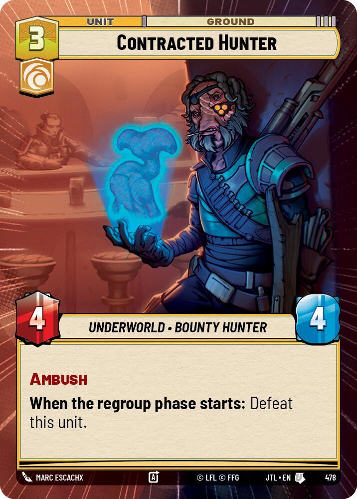 Contracted Hunter (Hyperspace) (478) [Jump to Lightspeed] (ONLINE ORDER ONLY)